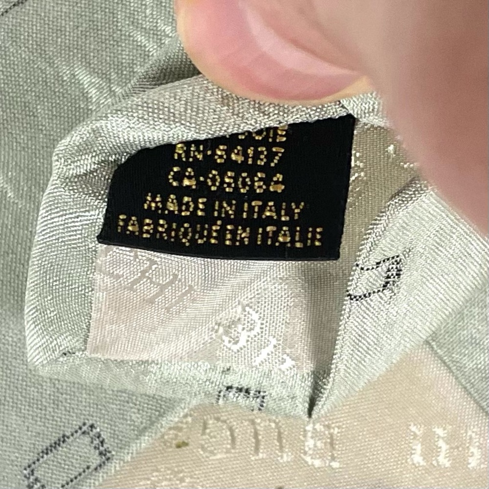 🌸BUGATCHI Uomo Mens Silk TIe Made Italy 1280 - Picture 3 of 3